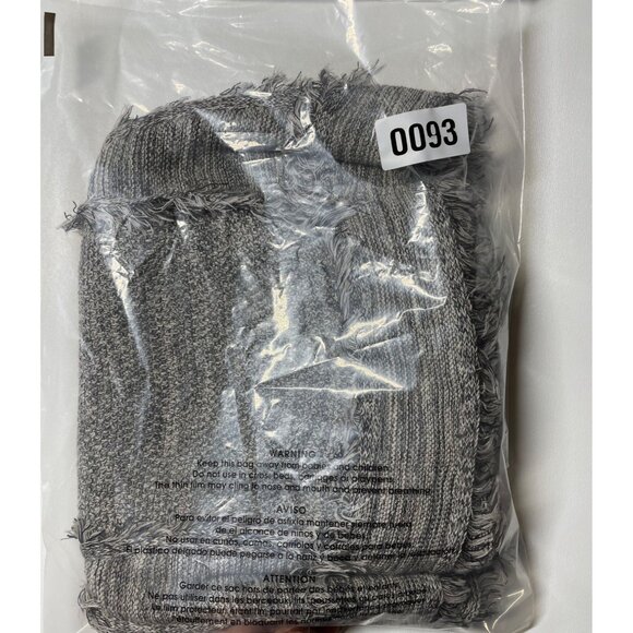 Nic + Zoe Women's Skirt Sz S  Gray Fringe Knit A-Line Women's Cotton Blend Stret - Picture 10 of 11